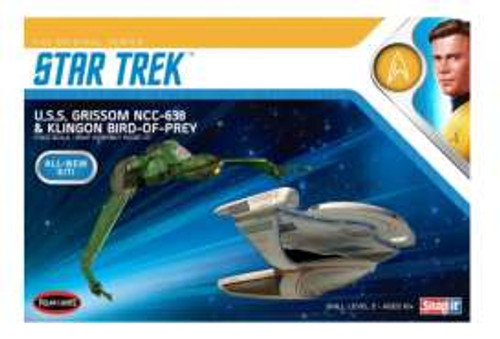 Polar Lights 1/1000 Star Trek Grisom NCC-638 & Klingon Bird of Prey Polar Lights 1/1000 Star Trek Grisom NCC-638 & Klingon Bird of Prey