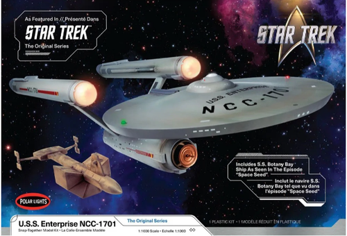 Polar Lights 1/1000 Star Trek: The Original Series U.S.S. Enterprise NCC-1701 (Snap Kit) Polar Lights 1/1000 Star Trek: The Original Series U.S.S. Enterprise NCC-1701 (Snap Kit)