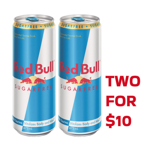 Red Bull Sugar Free Can 473ml [2 for $10]