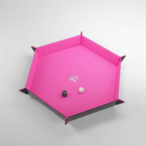 Gamegenic Magnetic Dice Tray Hexagonal Black/Pink Gamegenic Magnetic Dice Tray Hexagonal Black/Pink