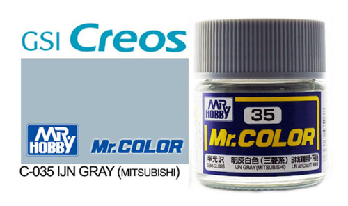 Mr Color C035 Semi Gloss IJN Grey (Mitsubishi) 10ml