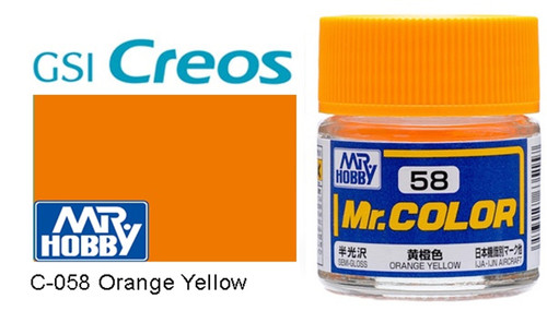 Mr Color C058 Semi Gloss Orange Yellow 10ml