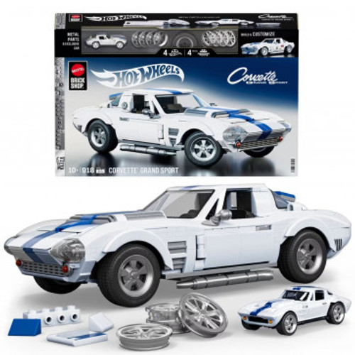 Mattel Brick Shop Hot Wheels Corvette Grand Sport Mattel Brick Shop Hot Wheels Corvette Grand Sport