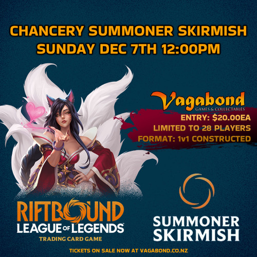 Riftbound TCG Sunday Afternoon Summoner Skirmish - Chancery December 7th 2025 (12:00PM)