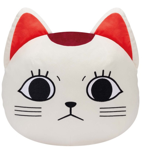 Dan Da Dan - Turbo Granny (Lucky Cat) Face Shaped Cushion Plush