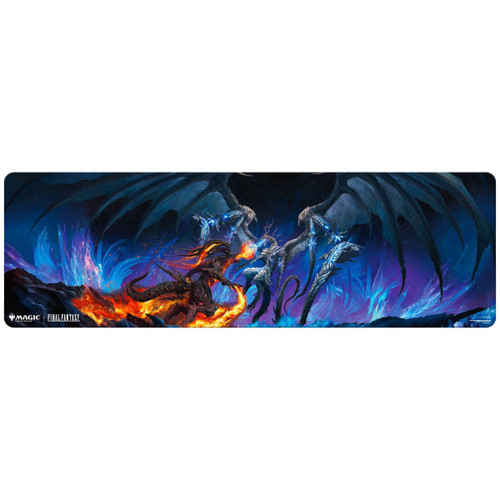 Ultra Pro: Magic the Gathering - Final Fantasy 8ft Table Playmat - Bahamut and Ifrit