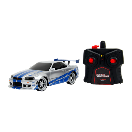 Jada: Fast & Furious - 1:24 2002 Nissan Skyline GT-R (BNR34 RC Car
