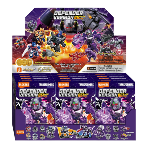 Blokee: Transformers - Defender 06 Brutal Fang  (12ct Display)