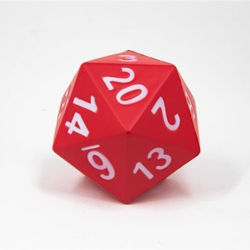 Kess Giant Foam Dice: D20 – Red