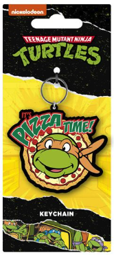 TMNT - Pizza Time - PVC Keyring