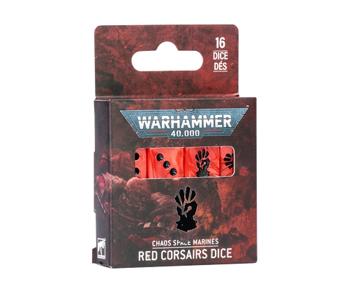 Chaos Space Marines Red Corsairs Dice