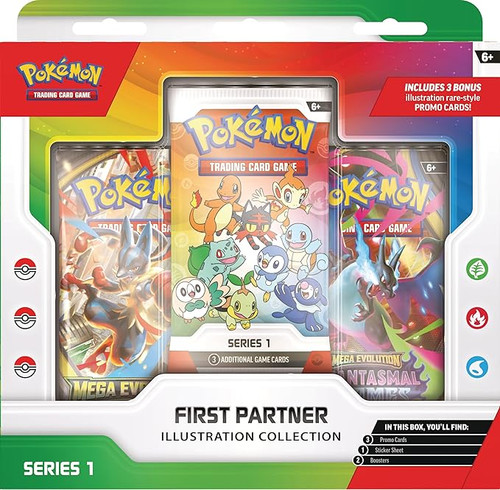 Pokémon Mega Evolutions First Partner Illustration Collection