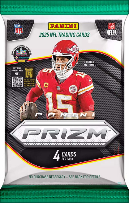 Panini NFL 2025 Prizm Football Retail Pack