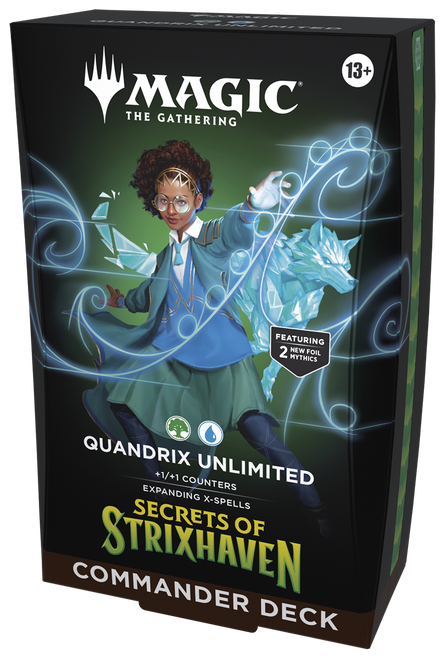 Magic the Gathering Secrets of Strixhaven Commander Deck - Quandrix Unlimited