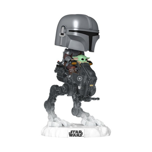 POP! Rides Deluxe: Mandalorian & Grogu (2026) - Mandalorian w/Grogu on AT- RT
