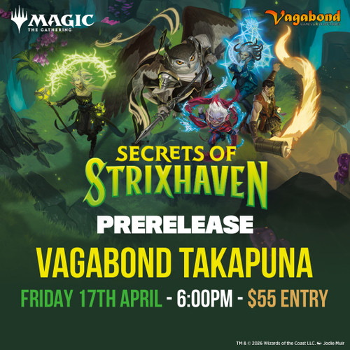 Magic the Gathering Secrets of Strixhaven Prerelease Entry - Takapuna - Friday 17th April 6:00pm