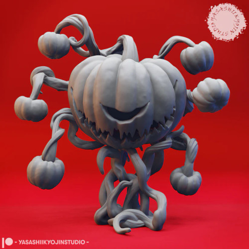 YKS Miniatures - Beholder - Eye Tyrant - Pumpkin (XL)