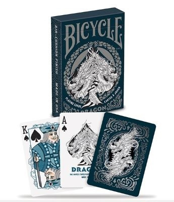 Bicycle Disney Dragon Red Playing Cards