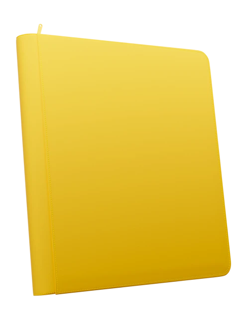 Palms Off STEALTH 12 Pocket Zip Binder - Yellow