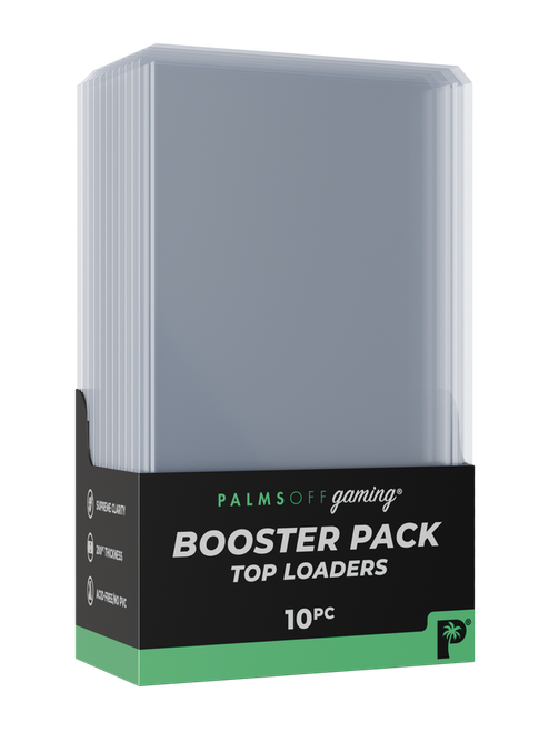Palms Off Booster Pack Top Loaders - Standard Size - 10pc