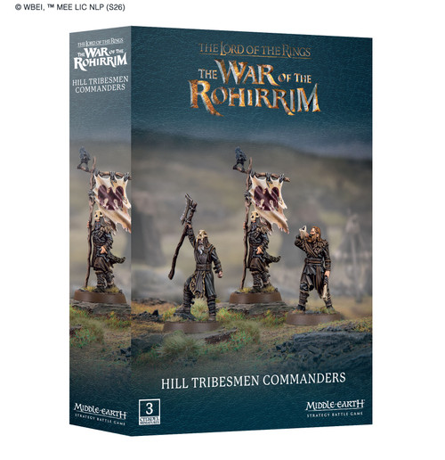 Lord of the Rings Middle-Earth Strategy Battle Game: Hill Tribesmen Commanders