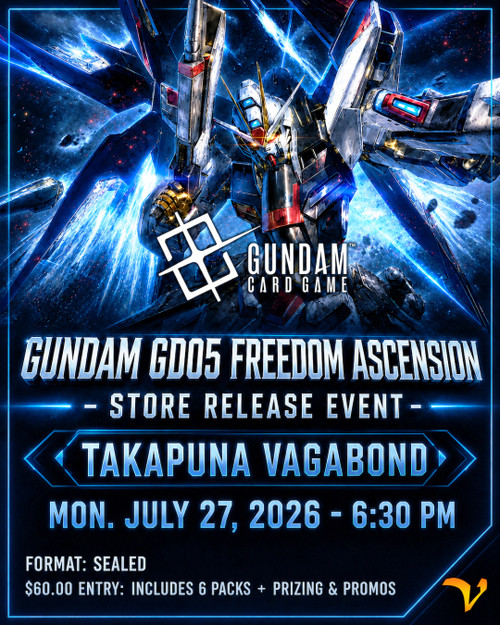 Gundam Card Game GD05 Release Event Monday, 27th July - 6:30PM (TAKAPUNA)
