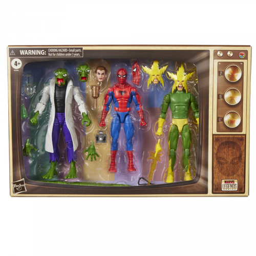 Marvel Legends Series Spider-Man, Marvel's Lizard, & Marvel's Electro