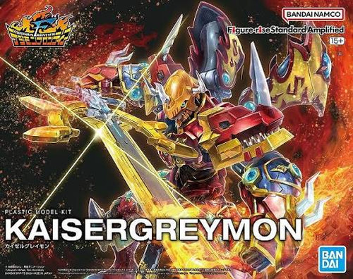 Digimon Figure-rise Standard Amplified Kaiser Greymon (Bandai Model Kit)