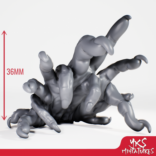YKS Miniatures - Crawling Claw - Elden (L)