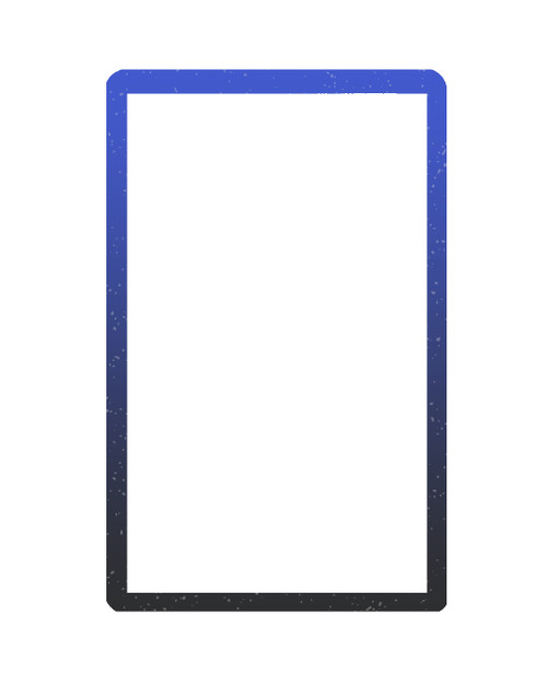Crossguard Graded Card Slab Bumper for PSA - Gradient Glitter Blue/Smoke