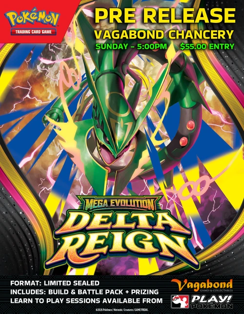 Pokemon TCG Delta Reign Pre Release, Sunday 25th October - 5:00PM (CHANCERY