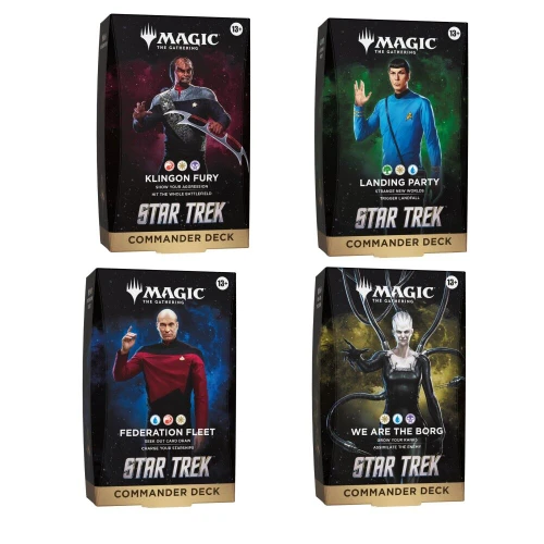 Magic the Gathering Star Trek - Commander Deck (Set of 4)
