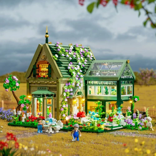 Lumibricks: Retro House - Garden Cottage