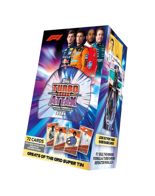 Topps F1 Turbo Attax 2026 Super Tin (Assorted)
