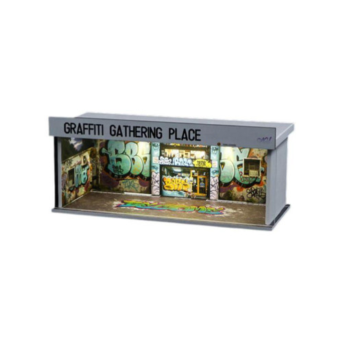Graffiti Gathering Place For 1:64 Diecast