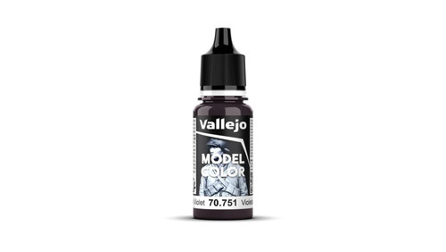 Vallejo 70751 Model Color 54# - Black Violet 17ml