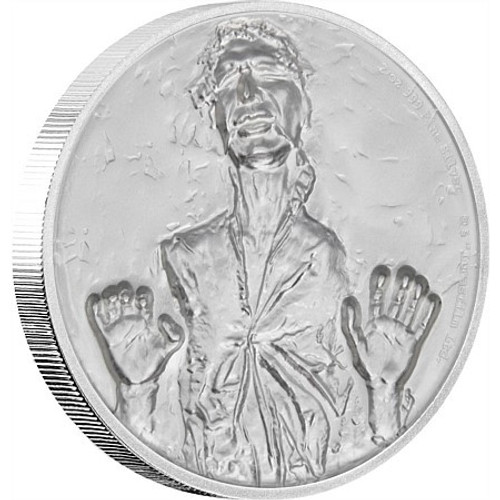 Star Wars Han Solo?½ Ultra High Relief 2oz Silver Coin Star Wars Han Solo?½ Ultra High Relief 2oz Silver Coin
