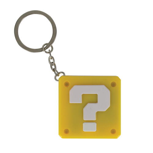 Super Mario - Question Block Keyring Light Super Mario - Question Block Keyring Light