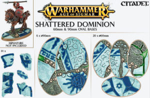 Shattered Dominion 60 & 90mm Oval Bases Shattered Dominion 60 & 90mm Oval Bases