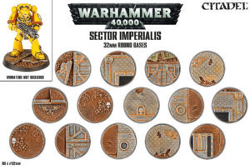 Sector Imperialis 32mm round bases Sector Imperialis 32mm round bases