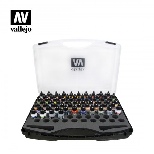 Vallejo 72872 Game Air Paint Set - Basic Colors Box Set w/ Carry Case Vallejo 72872 Game Air Paint Set - Basic Colors Box Set w/ Carry Case