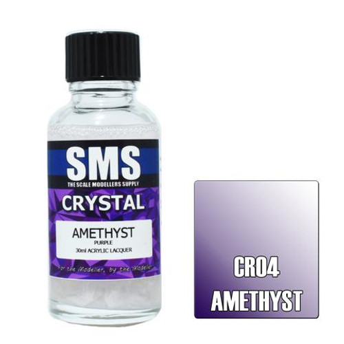SMS Crystal Acrylic Lacquer 30ml - Amethyst SMS Crystal Acrylic Lacquer 30ml - Amethyst