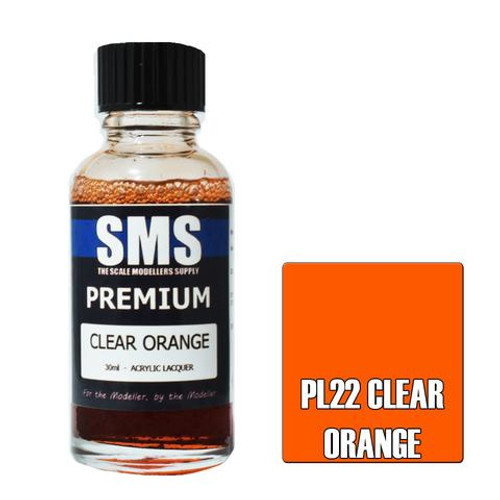 SMS Premium Lacquer 30ml - Clear Orange SMS Premium Lacquer 30ml - Clear Orange