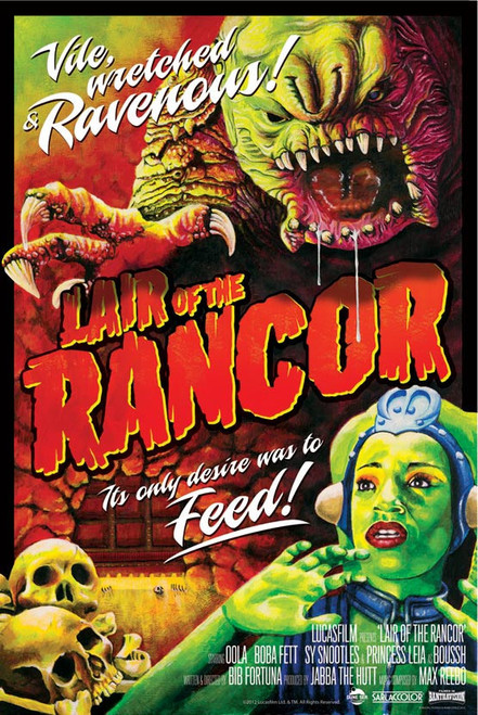 Star Wars Lithograph - Lair of the Rancor by Mark Daniels & Mark Steele Star Wars Lithograph - Lair of the Rancor by Mark Daniels & Mark Steele