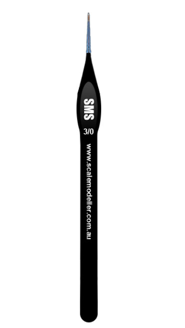SMS Paint Brush Size - 3/0 Sable SMS Paint Brush Size - 3/0 Sable