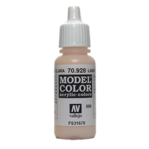 Vallejo 70928 Model Color Light Flesh 17ml Vallejo 70928 Model Color Light Flesh 17ml