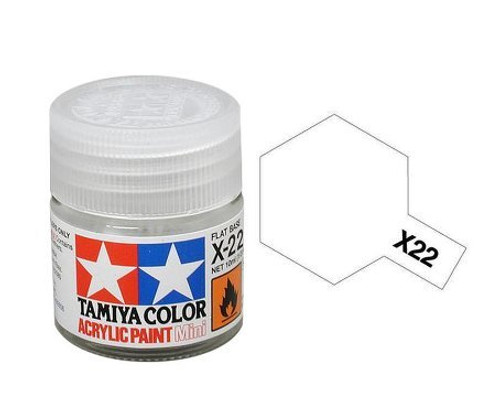 Tamiya Acrylic Paint 10ml - X-22 Clear Tamiya Acrylic Paint 10ml - X-22 Clear