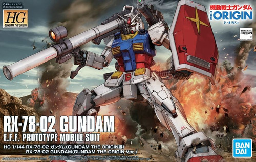 RX-78-02 Gundam (Gundam The Origin Ver.) (HG) (Gundam Model Kit)