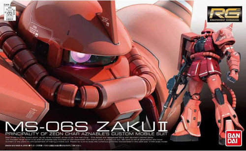 MS-06S Char`s Zaku (RG) (Gundam Model Kit)