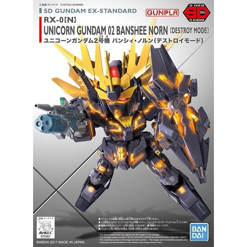 SD Gundam EX-Standard Unicorn Gundam 02 Banshee Norn (SD) (Gundam Model Kit)